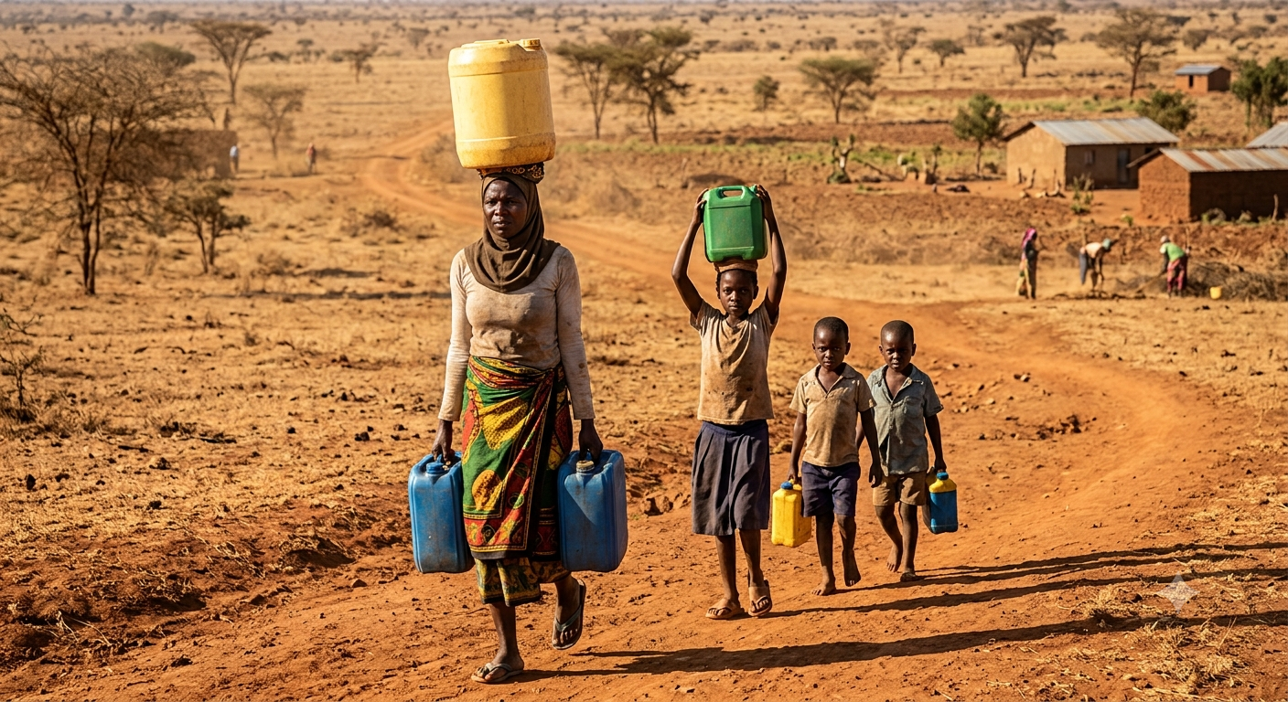 Sechs Stunden am Tag: Der verborgene Preis des Wasserholens für Frauen und Mädchen in Afrika